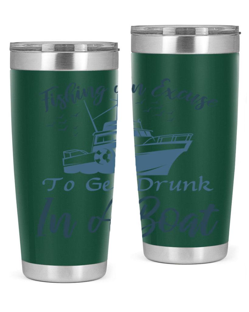 fishing an excuse 152#- fishing- Tumbler