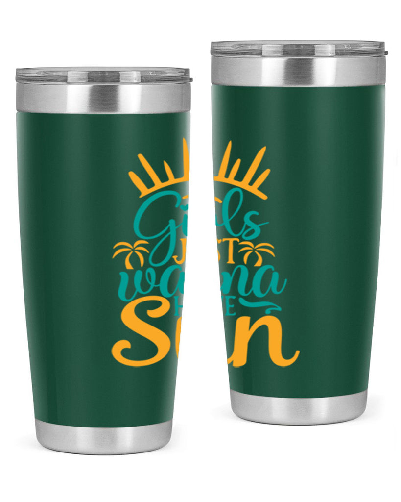 girls just wanna have sun Style 102#- summer- Tumbler