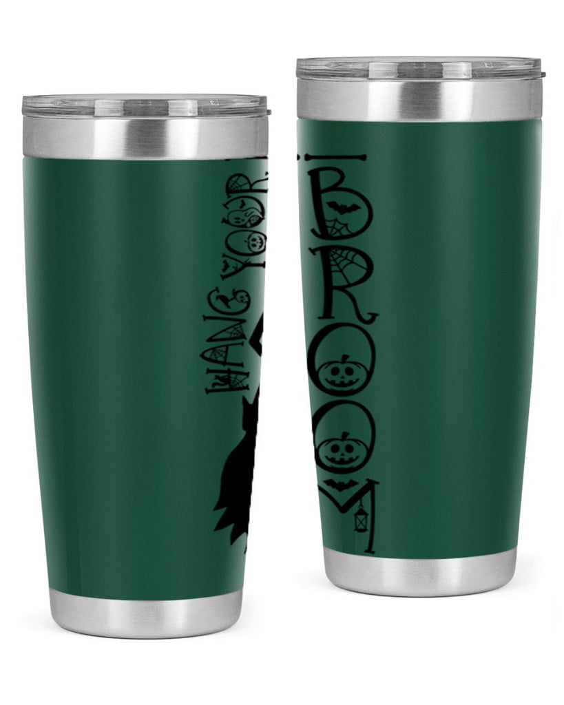 hang your broom 70#- halloween- Tumbler