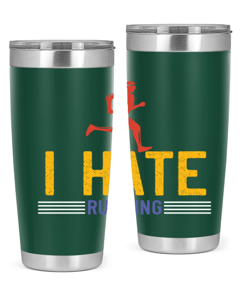 i hate running 40#- running- Tumbler
