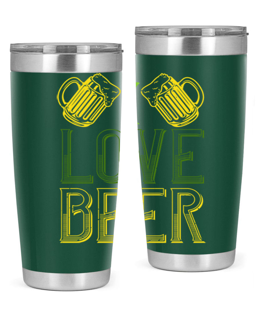 i love beer Style 134#- St Patricks Day- Tumbler