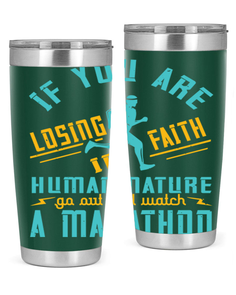 if you are losing faith in human nature go out and watch a marathon 37#- running- Tumbler