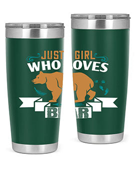just a girl who loves bear 19#- Bears- Tumbler