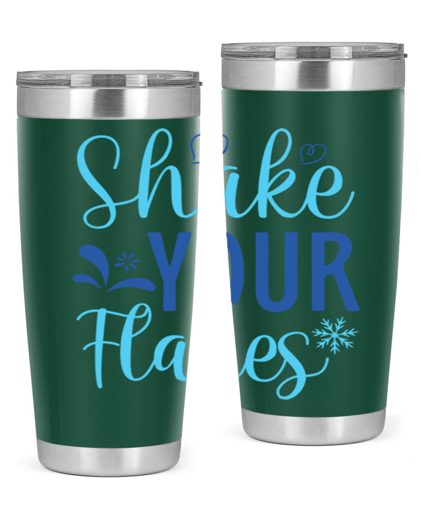 shake your flakes 359#- winter- Tumbler