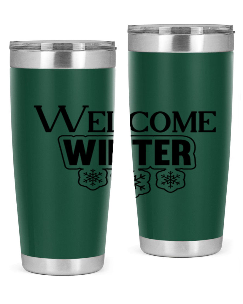welcome winter 474#- winter- Tumbler