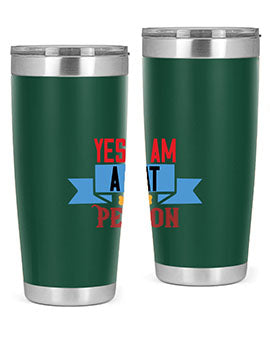 yes i am acat person Style 123#- cat- Tumbler