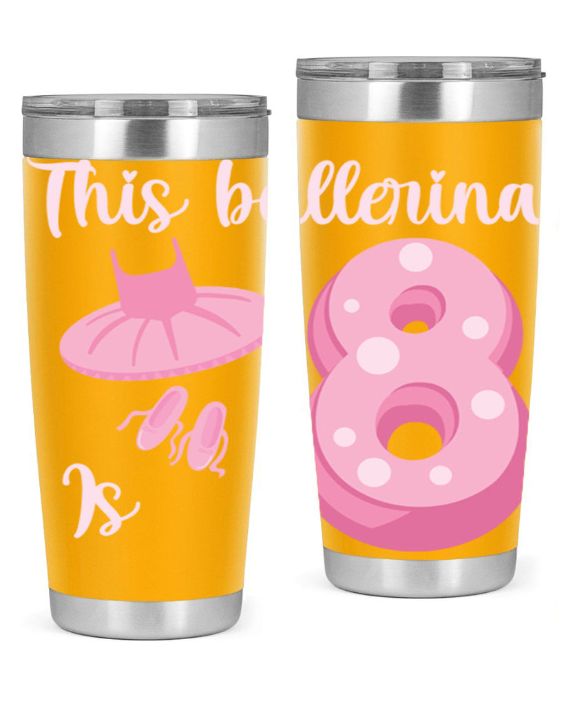 8th Birthday Ballet Dancer Ballerina 2#- ballet- Tumbler