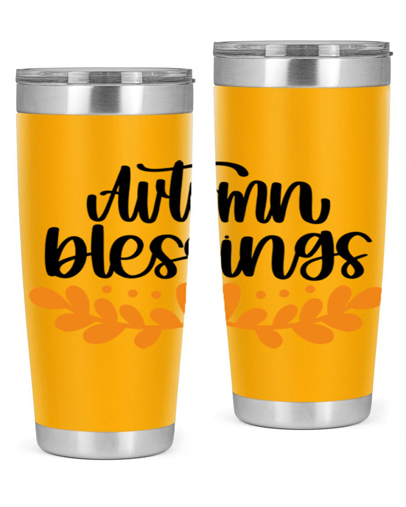 Autumn Blessings 472#- fall- Tumbler