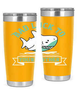 Bad luck to your mother Style 94#- shark  fish- Tumbler