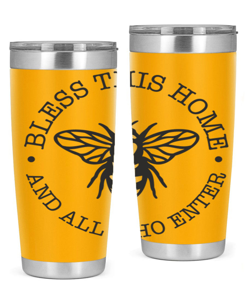 Bless this Home Bee59#- spring- Tumbler