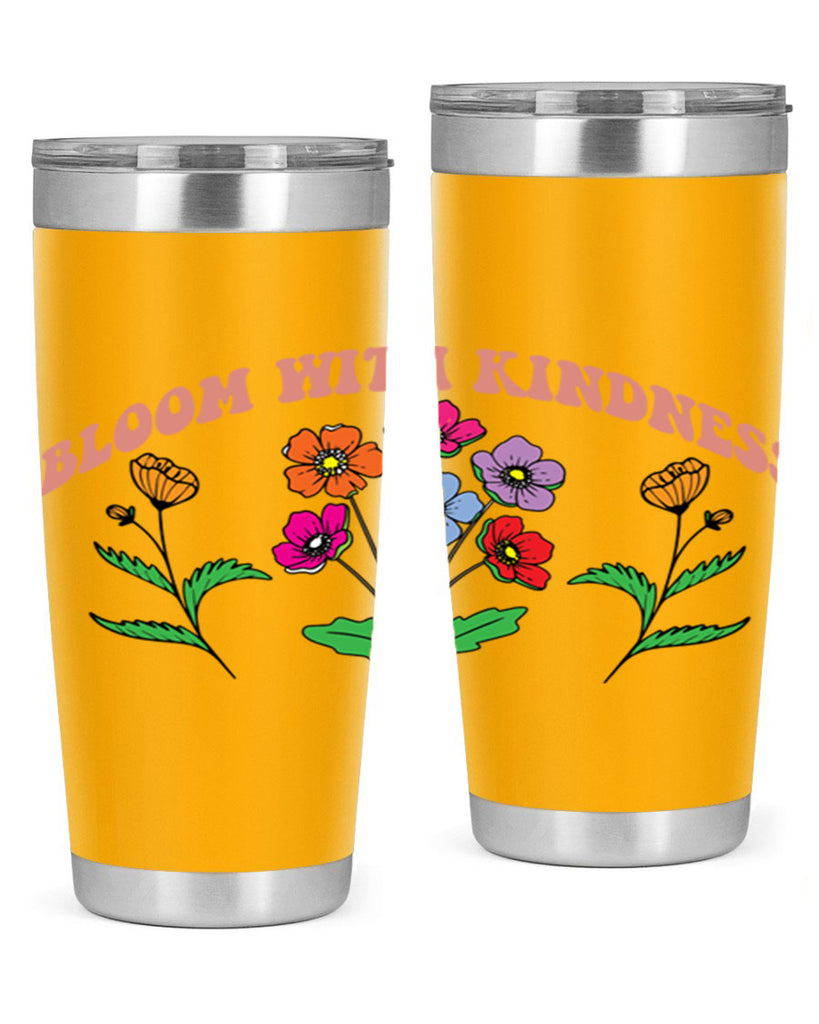 Bloom with Kindness  92#- spring- Tumbler