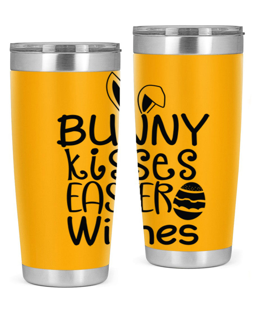 Bunny kisses easter wishes  94#- spring- Tumbler