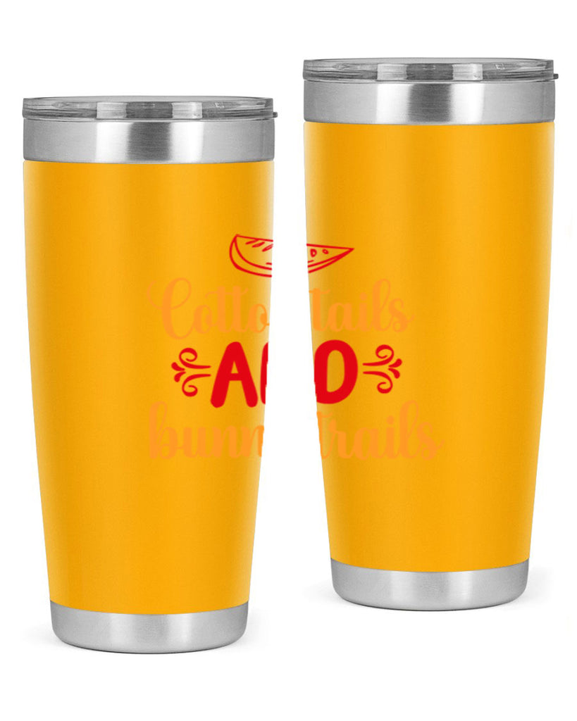 Cotton tails and bunny trails 111#- spring- Tumbler