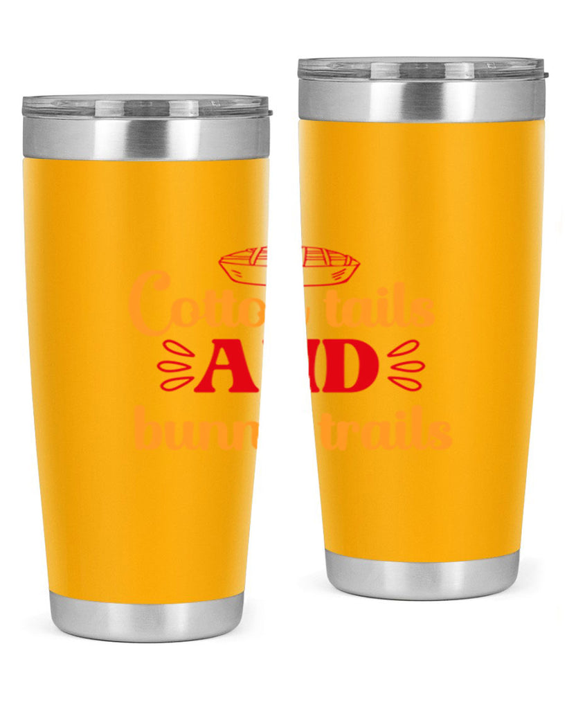 Cotton tails and bunny trails 112#- spring- Tumbler