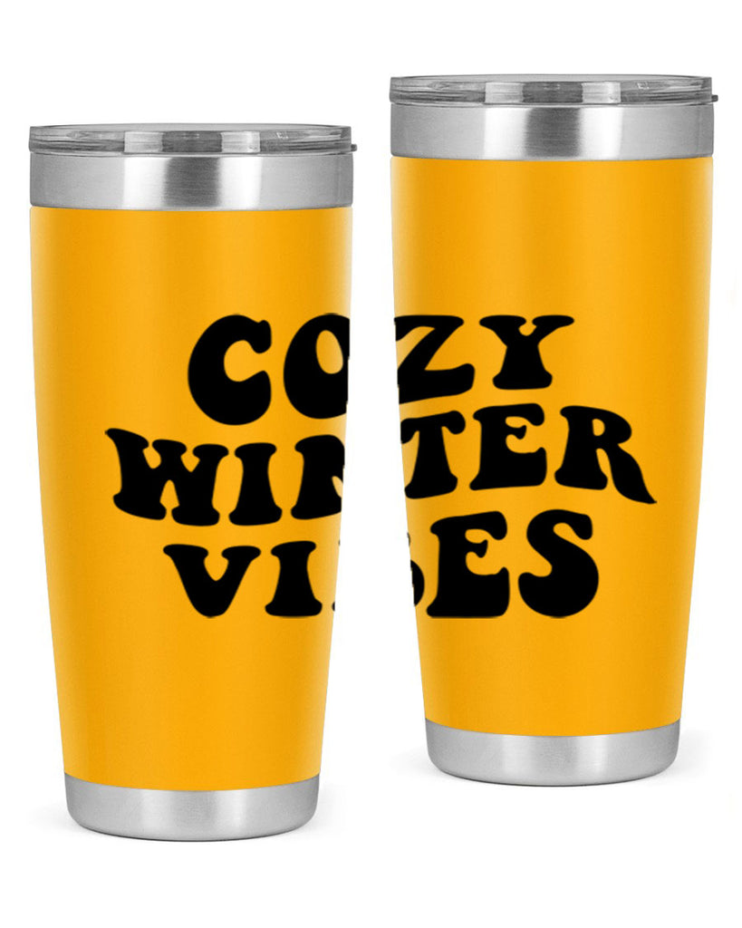 Cozy Winter Vibes 64#- winter- Tumbler
