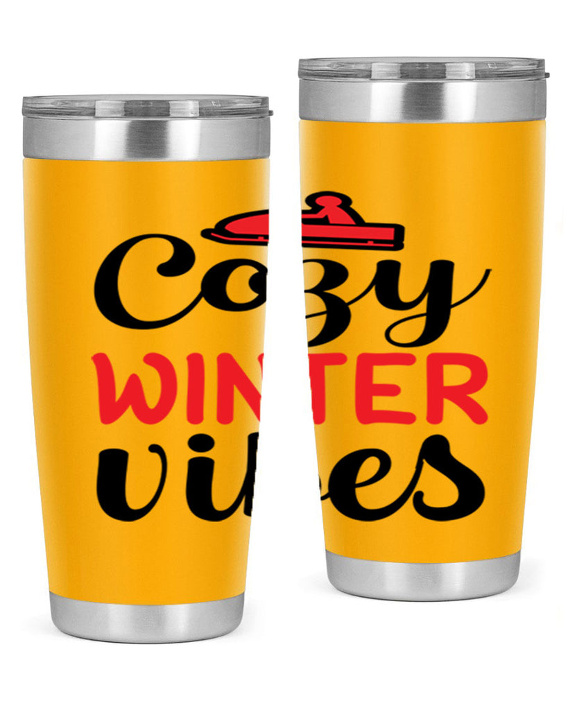 Cozy winter vibes 68#- winter- Tumbler