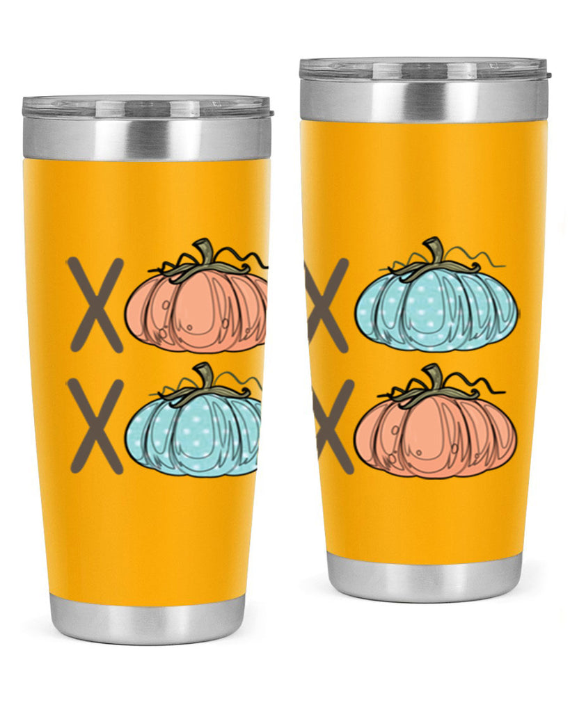 Fall Pumpkin XOXO 129#- fall- Tumbler