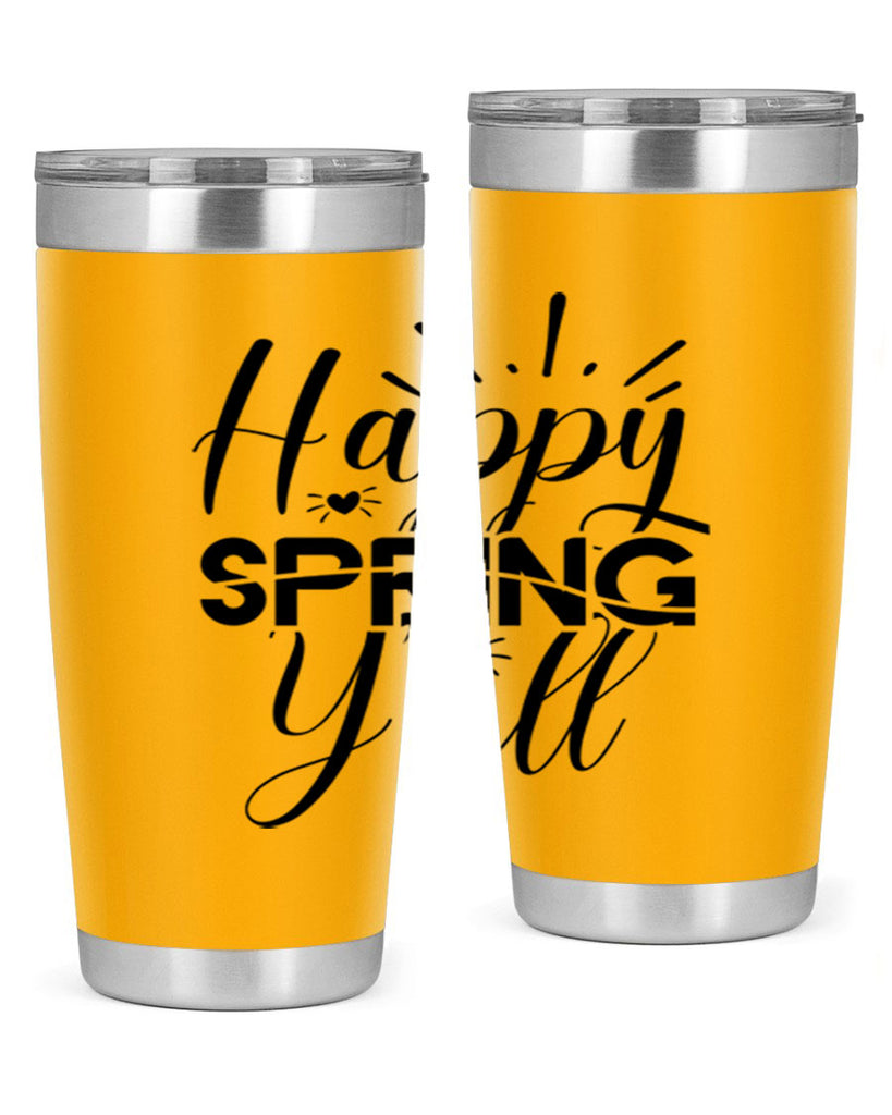 Happy Spring Y'all 165#- spring- Tumbler