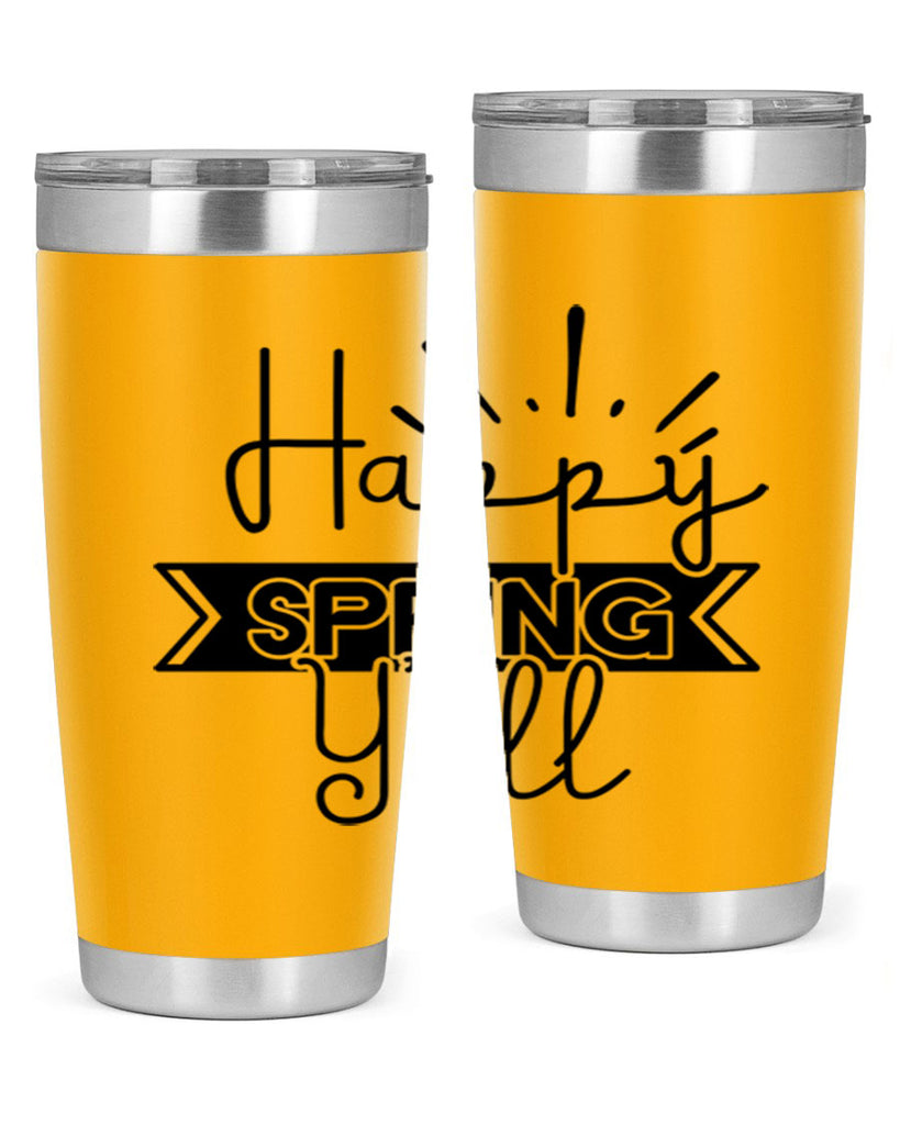 Happy Spring Yall173#- spring- Tumbler