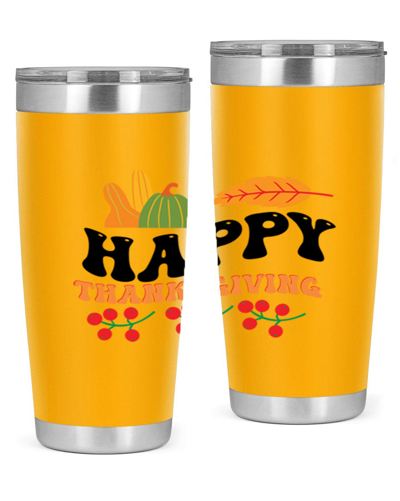 Happy Thanksgiving 251#- fall- Tumbler