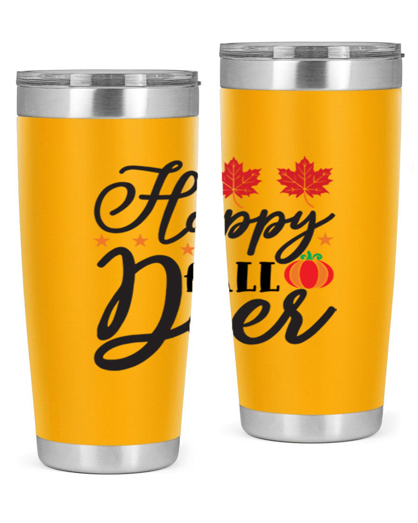 Happyfalldeer 254#- fall- Tumbler