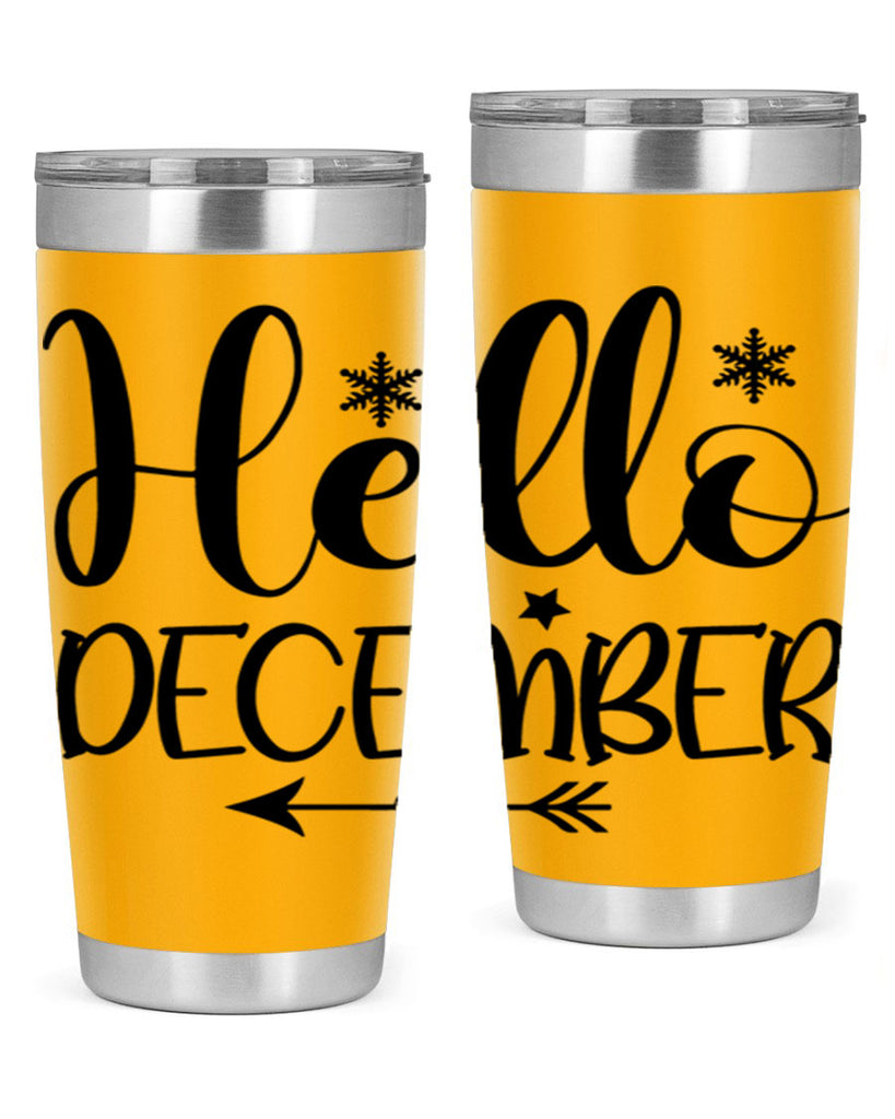 Hello December161#- winter- Tumbler