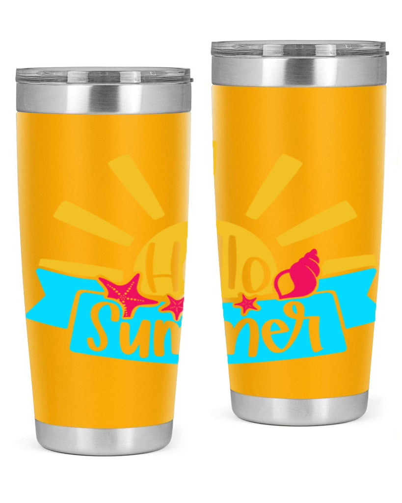 Hello Summer Style 38#- summer- Tumbler