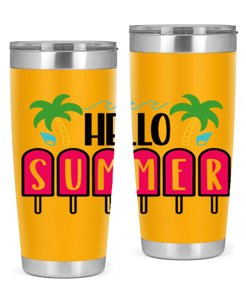 Hello Summer Style 39#- summer- Tumbler