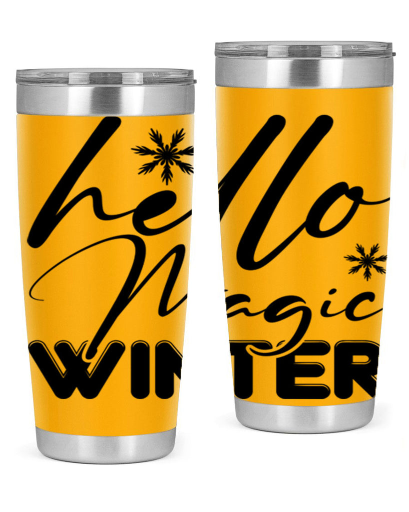 Hello magic winter 178#- winter- Tumbler
