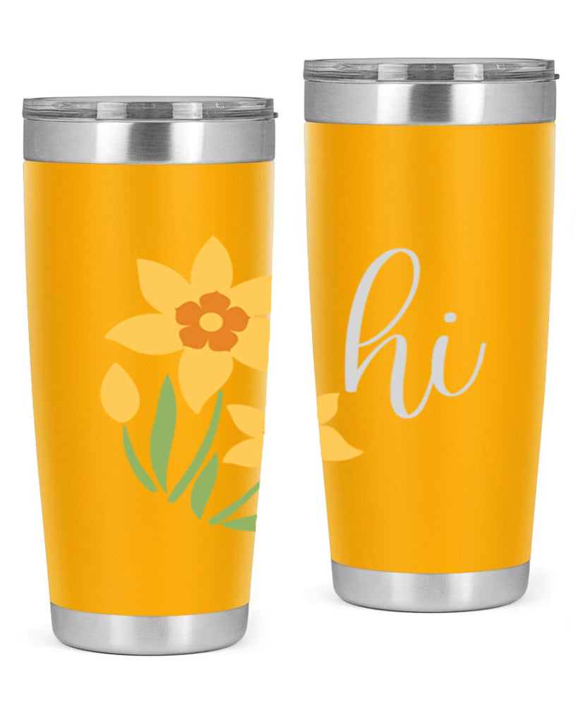 Hi daffodil flower236#- spring- Tumbler