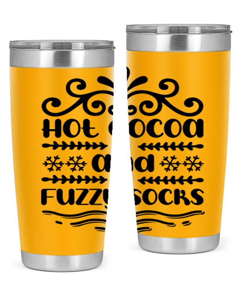 Hot Cocoa and Fuzzy Socks 219#- winter- Tumbler