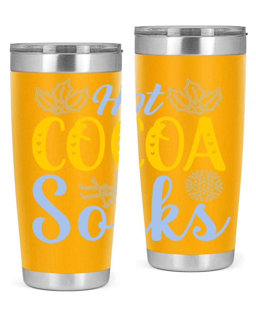 Hot cocoa socks211#- winter- Tumbler