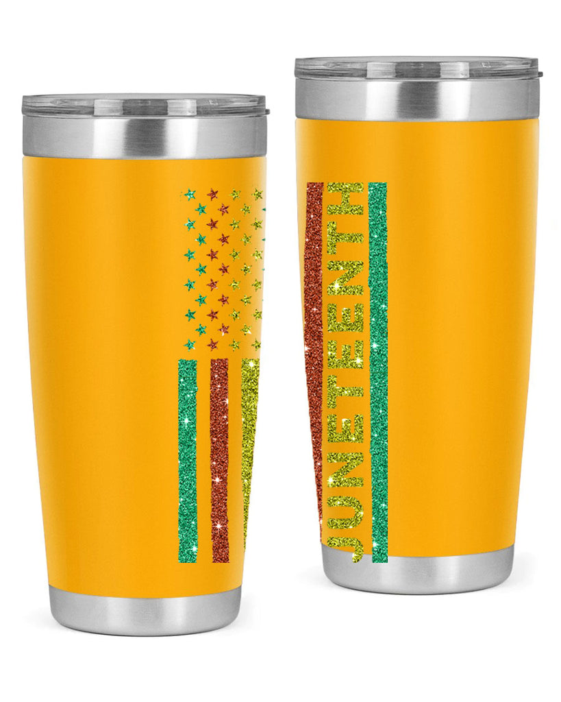 Juneteenth Freedom Day Afro Usa Flag Png 23#- Juneteenth- tumbler