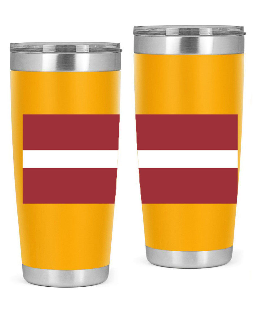 Latvia 104#- world flags- Tumbler