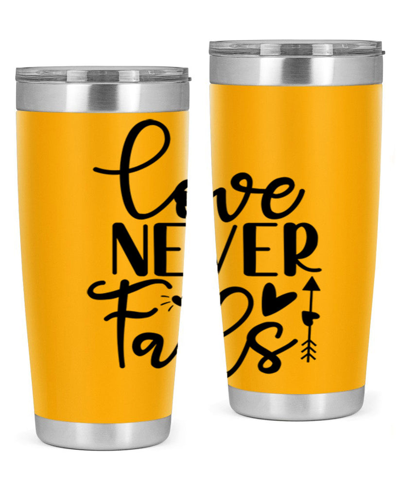 Love Never Fails 309#- winter- Tumbler