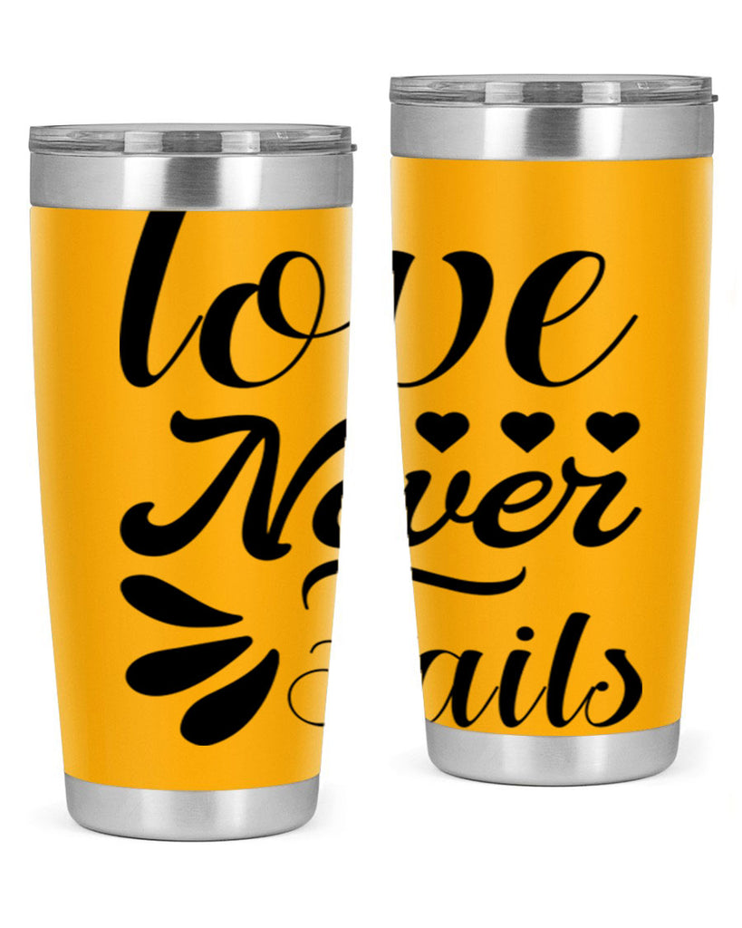 Love Never Fails 316#- winter- Tumbler