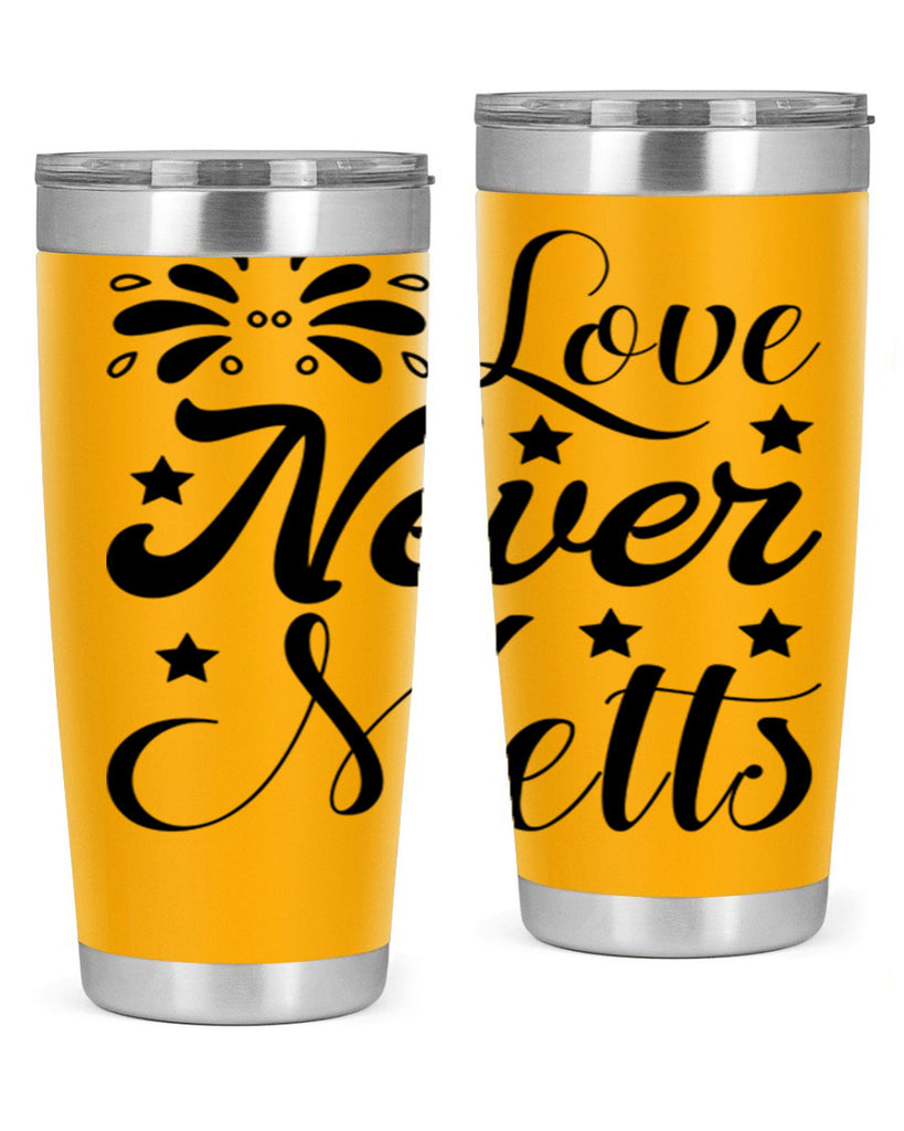 Love Never Melts 318#- winter- Tumbler
