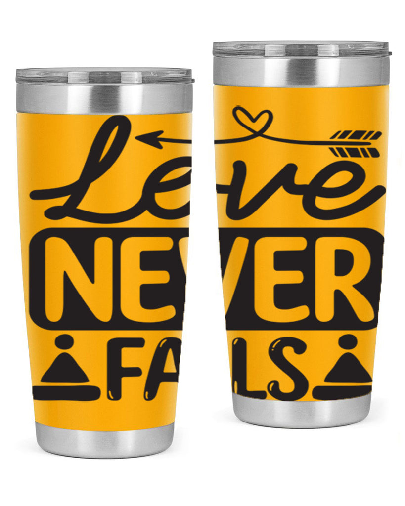 Love never fails 317#- winter- Tumbler