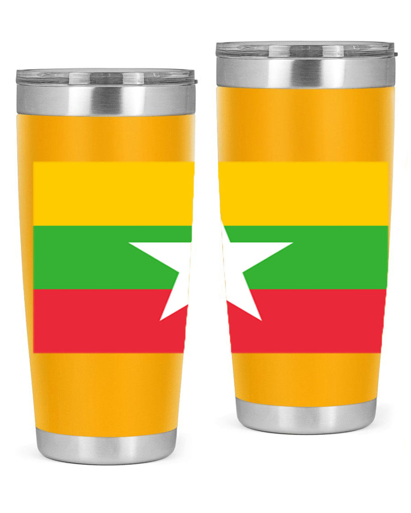 Myanmar 79#- world flags- Tumbler