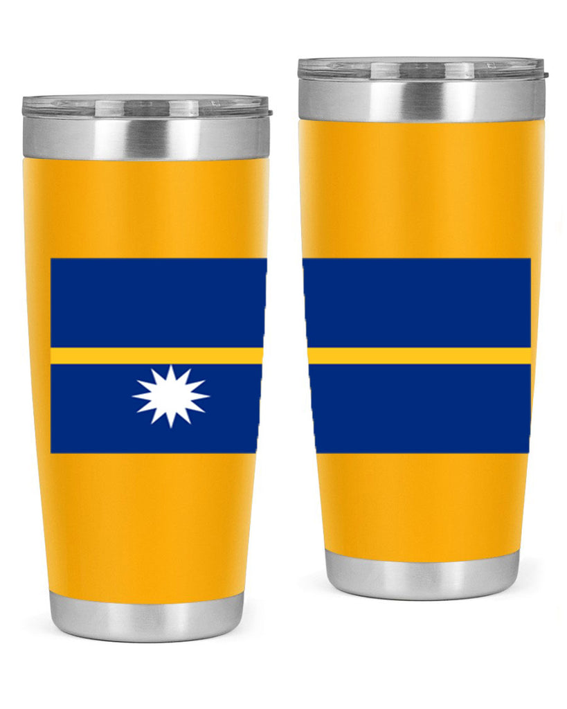 Nauru 77#- world flags- Tumbler
