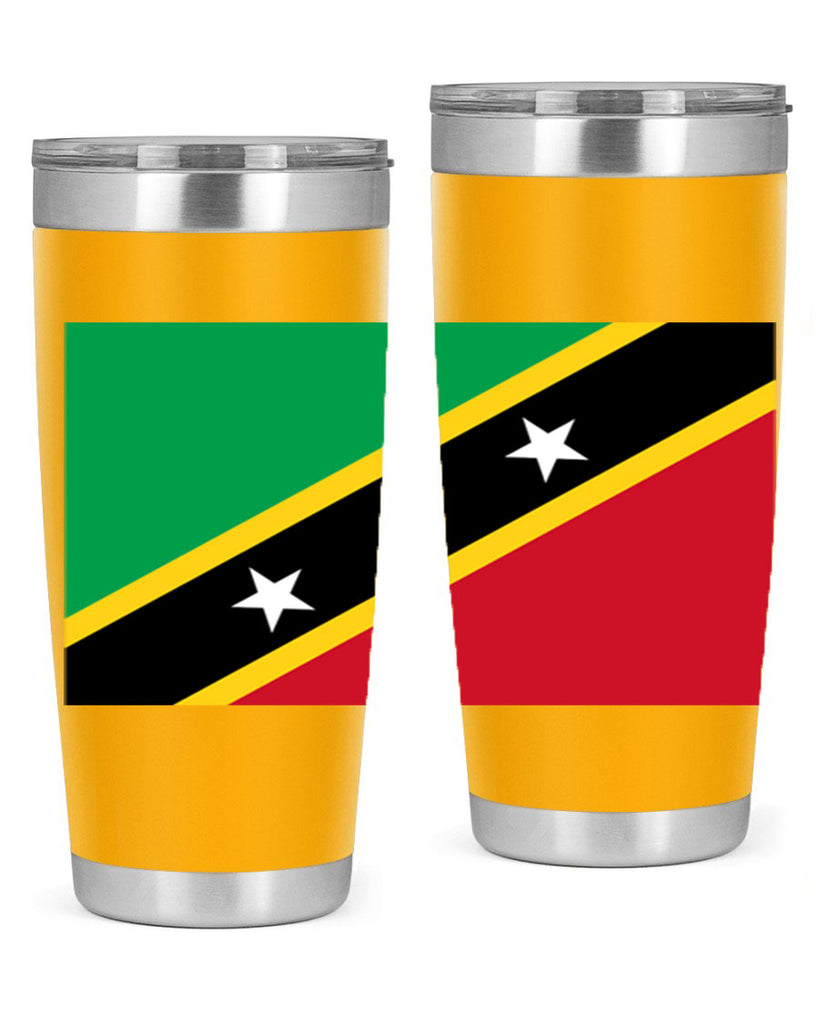Saint Kitts and Nevis 52#- world flags- Tumbler