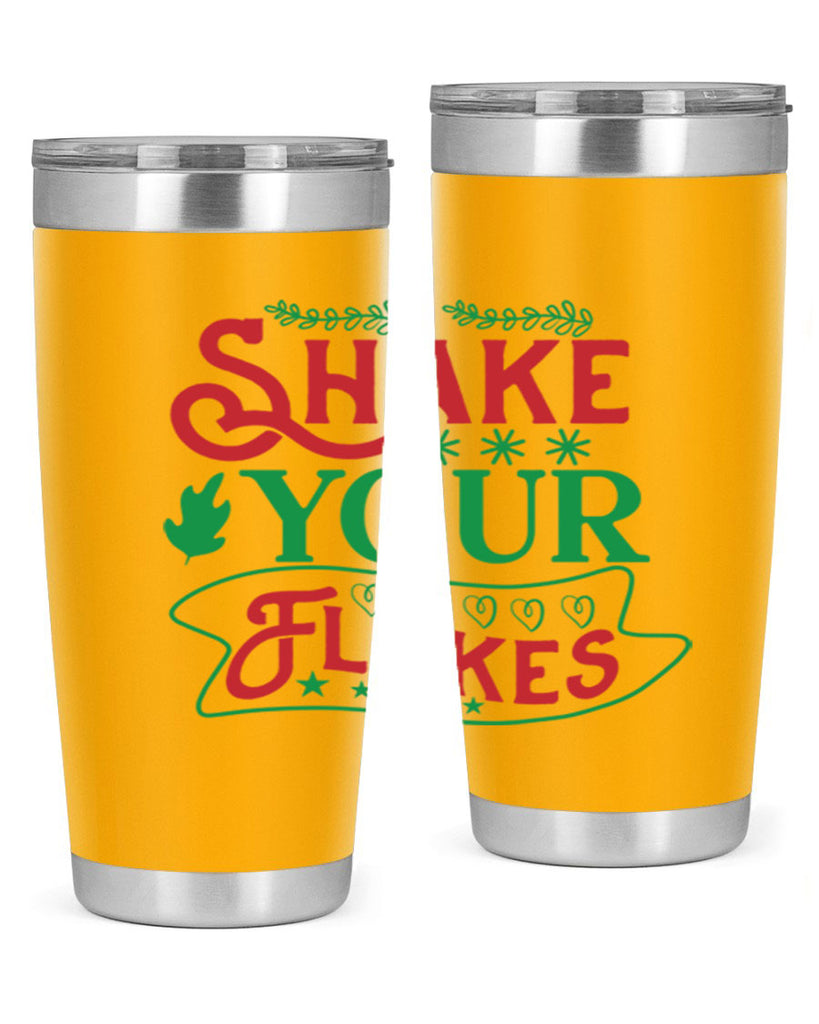Shake Your Flakes 358#- winter- Tumbler