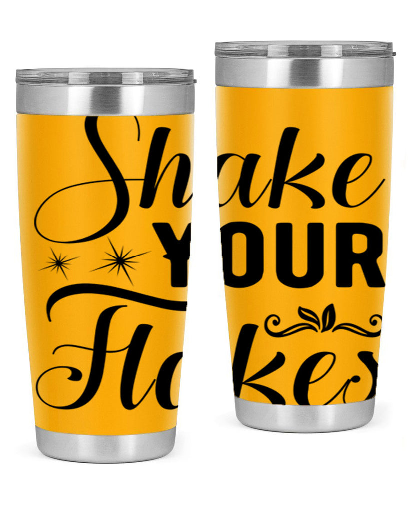 Shake Your Flakes 362#- winter- Tumbler