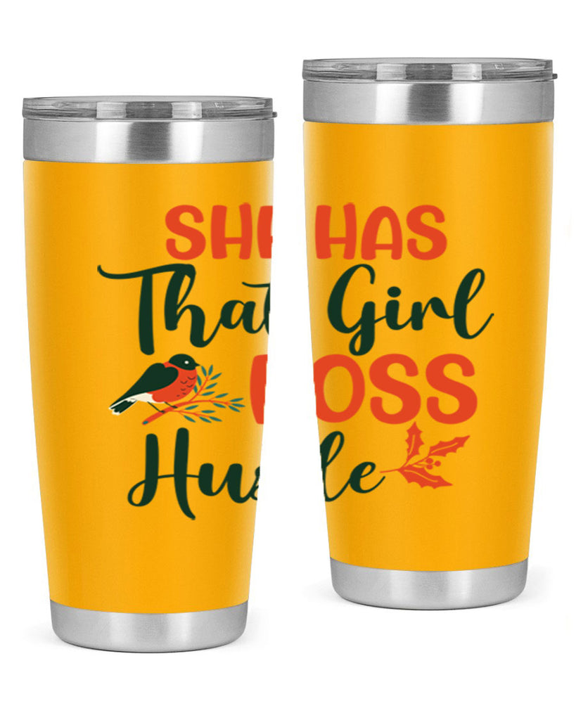 She Has That Girl Boss Hustle 363#- winter- Tumbler