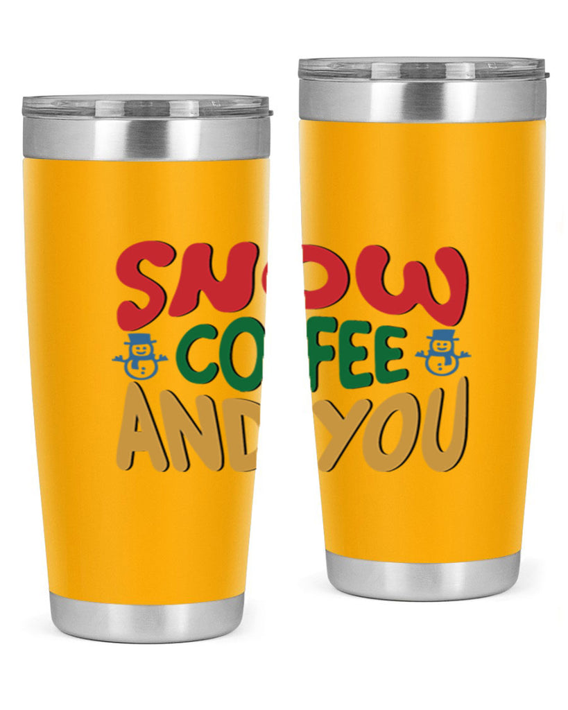 Snow Coffee and You 368#- winter- Tumbler