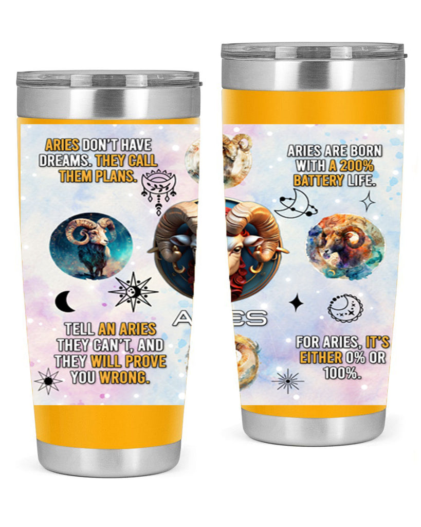 StraightAries 469#- zodiac- Tumbler