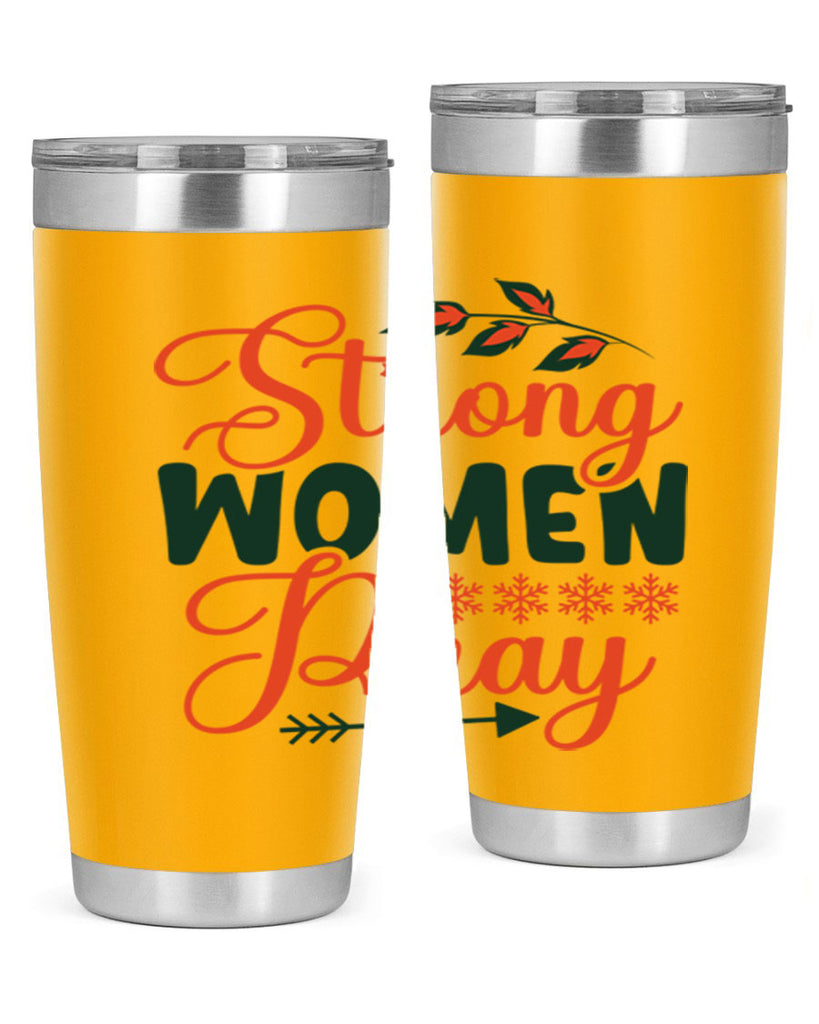 Strong Women Pray 395#- winter- Tumbler