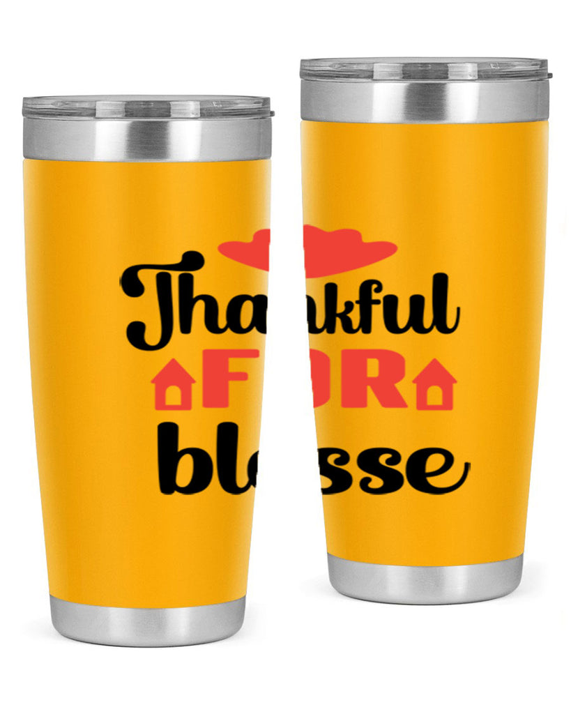 Thankful for blesse 599#- fall- Tumbler