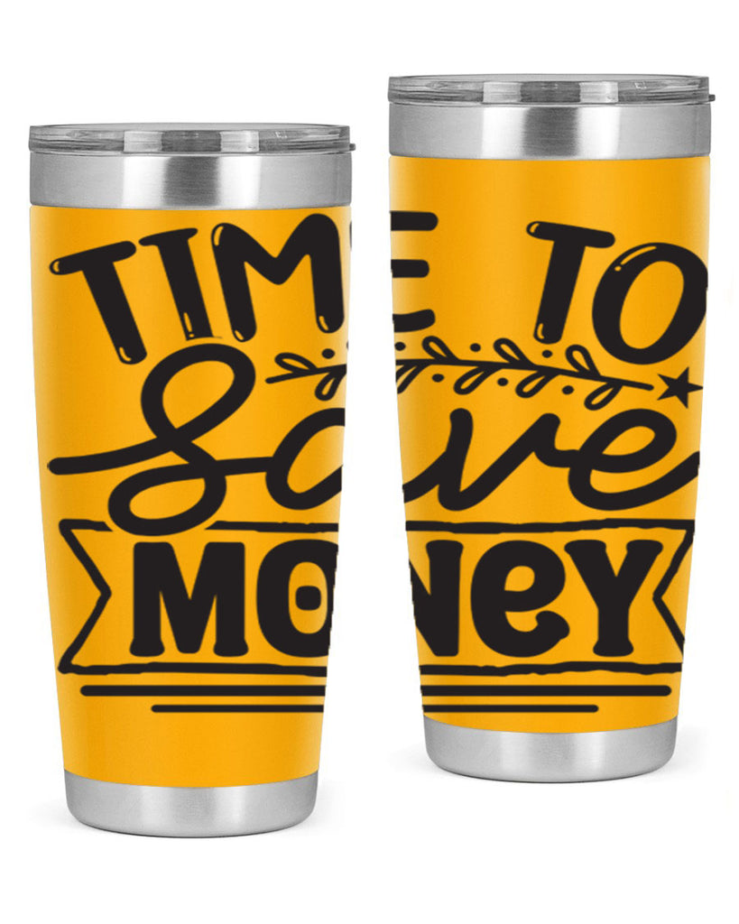 Time to save money 414#- winter- Tumbler
