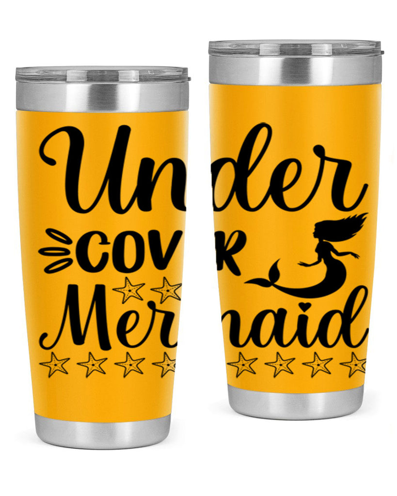 Under cover mermaid 650#- mermaid- Tumbler